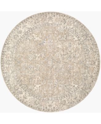 Poetry 627379 6'7" x 6'7" Round Area Rug