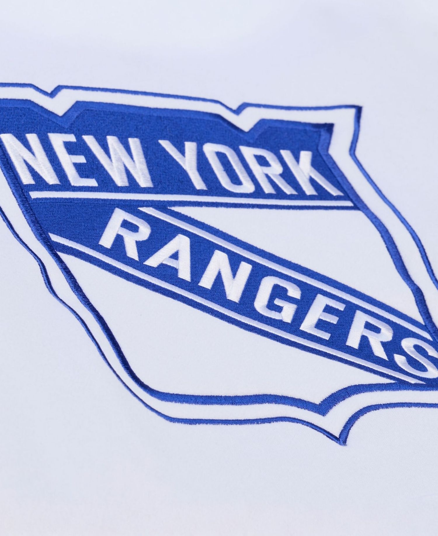 Men's White New York Rangers Arctic Fleece Hoodie