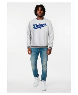 Men's Heather Gray Los Angeles Dodgers Reverse Weave Sweatshirt
