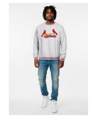 Men's Heather Gray St. Louis Cardinals Reverse Weave Sweatshirt