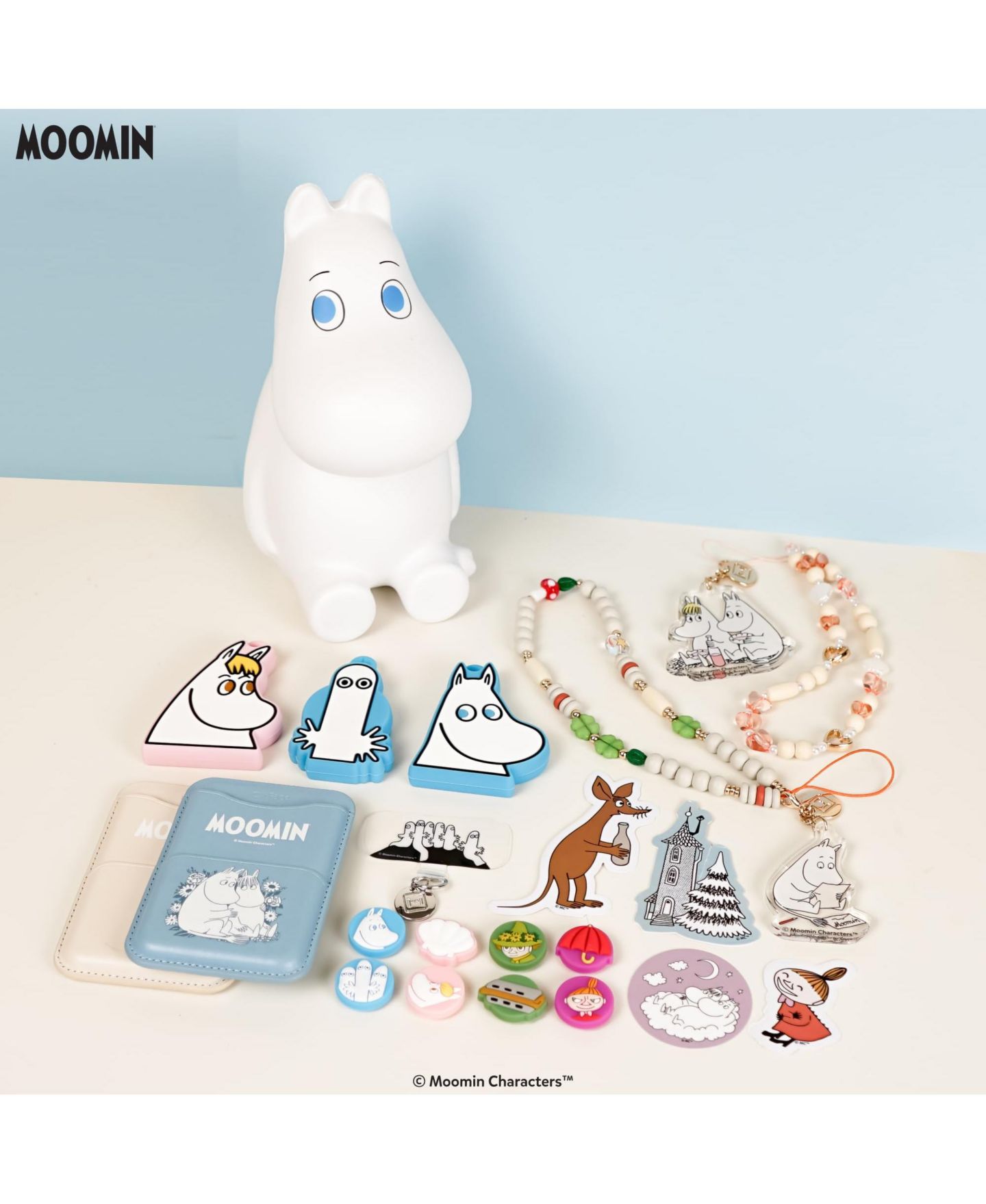 Детские мягкие игрушки Hamee Moomintroll Jumbo Slow-Rising Collectible Squishy Toy — фото 2