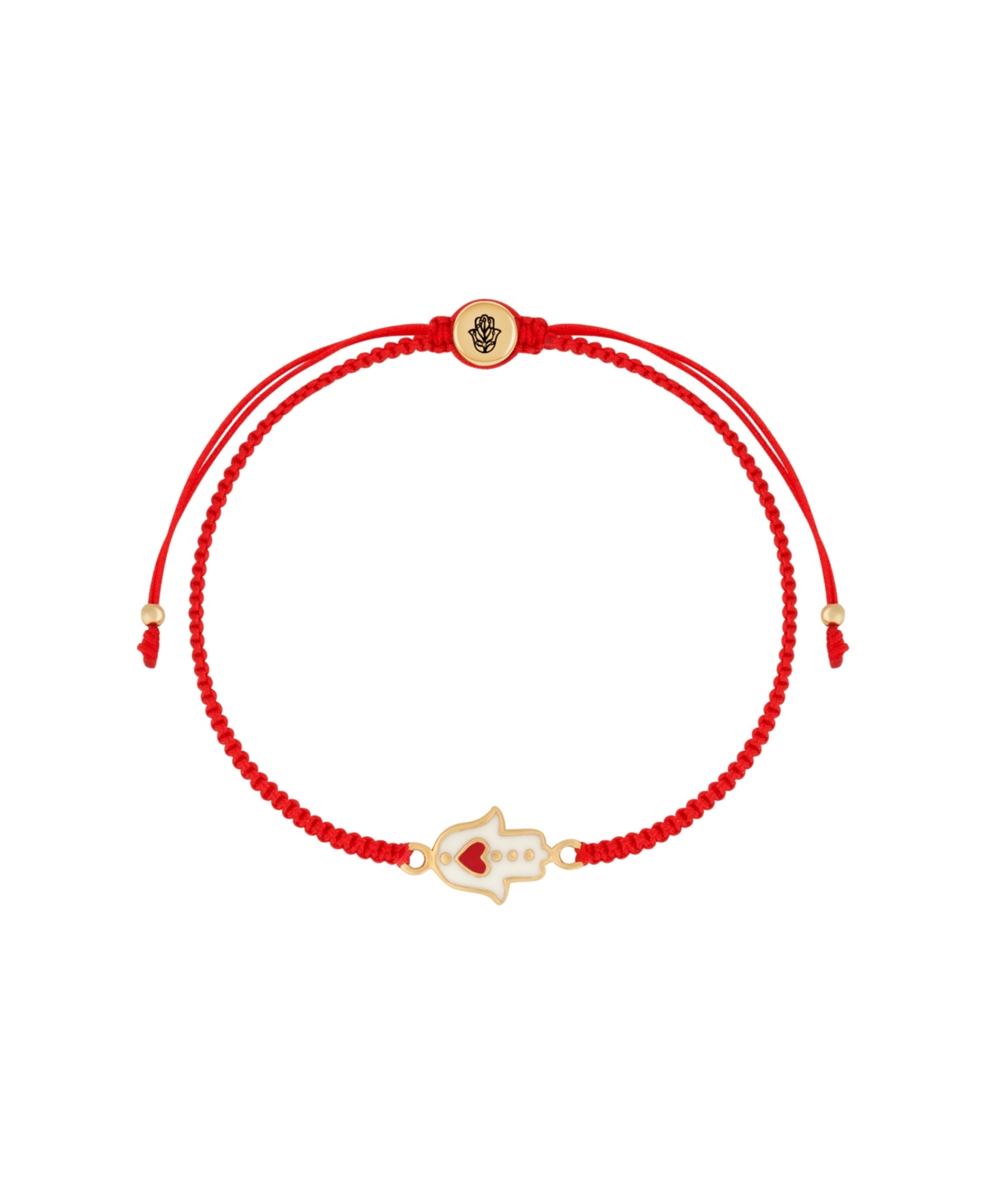 Karma and Luck Expression of Love Red String Hamsa Heart Bracelet