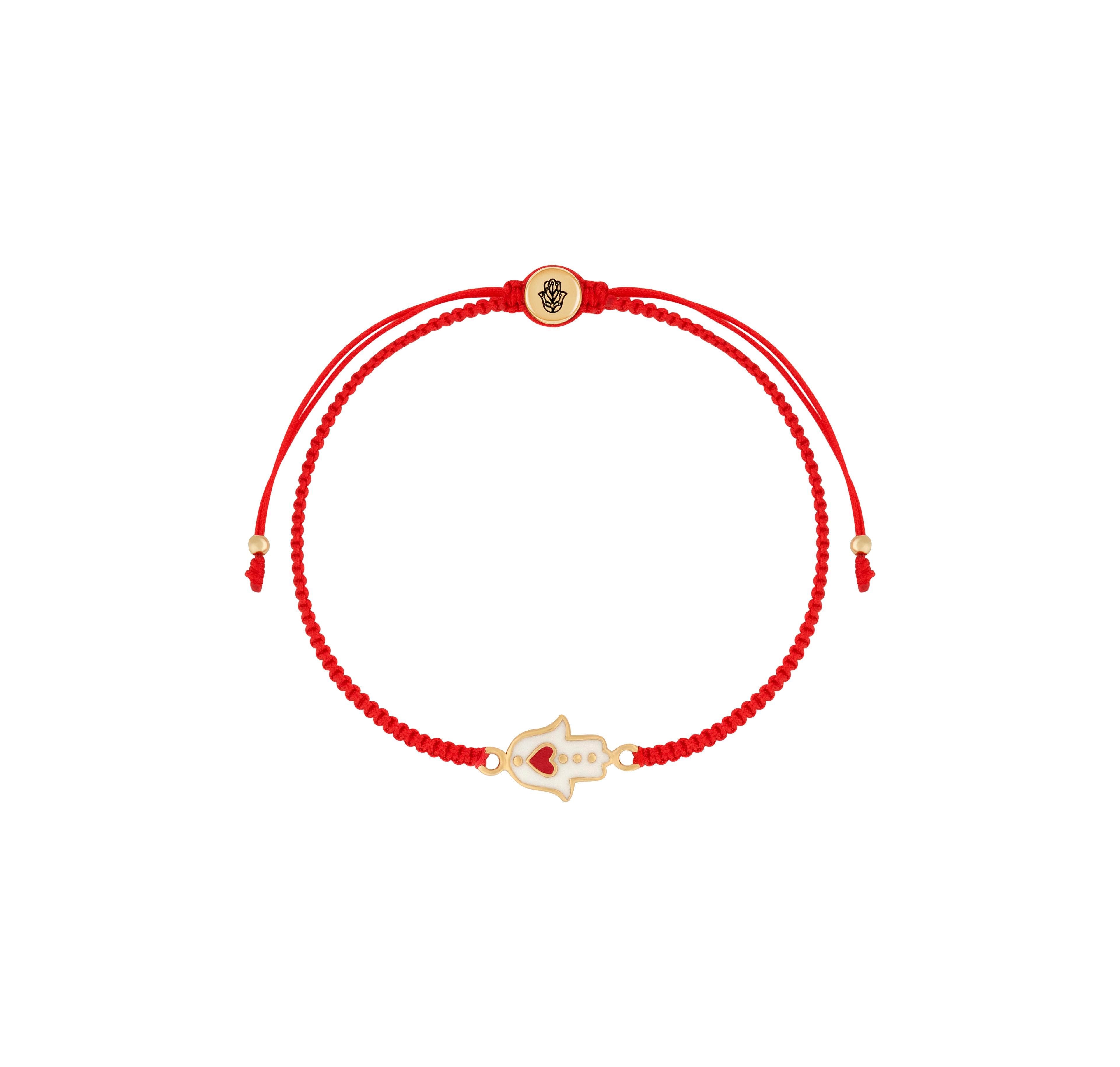 Karma and Luck Expression of Love Red String Hamsa Heart Bracelet