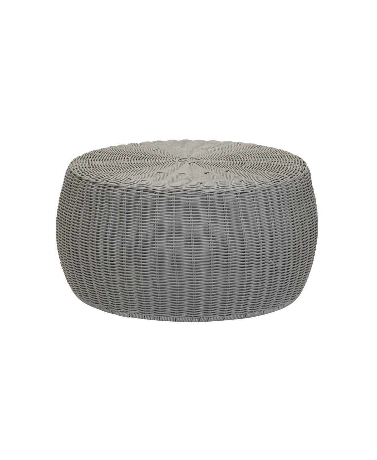 Household Essentials Handwoven Barrel Side Table