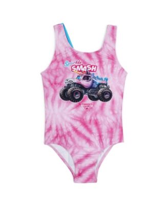 Toddler Girls Sparkle Smash One Piece Bathing Suit UPF 50+