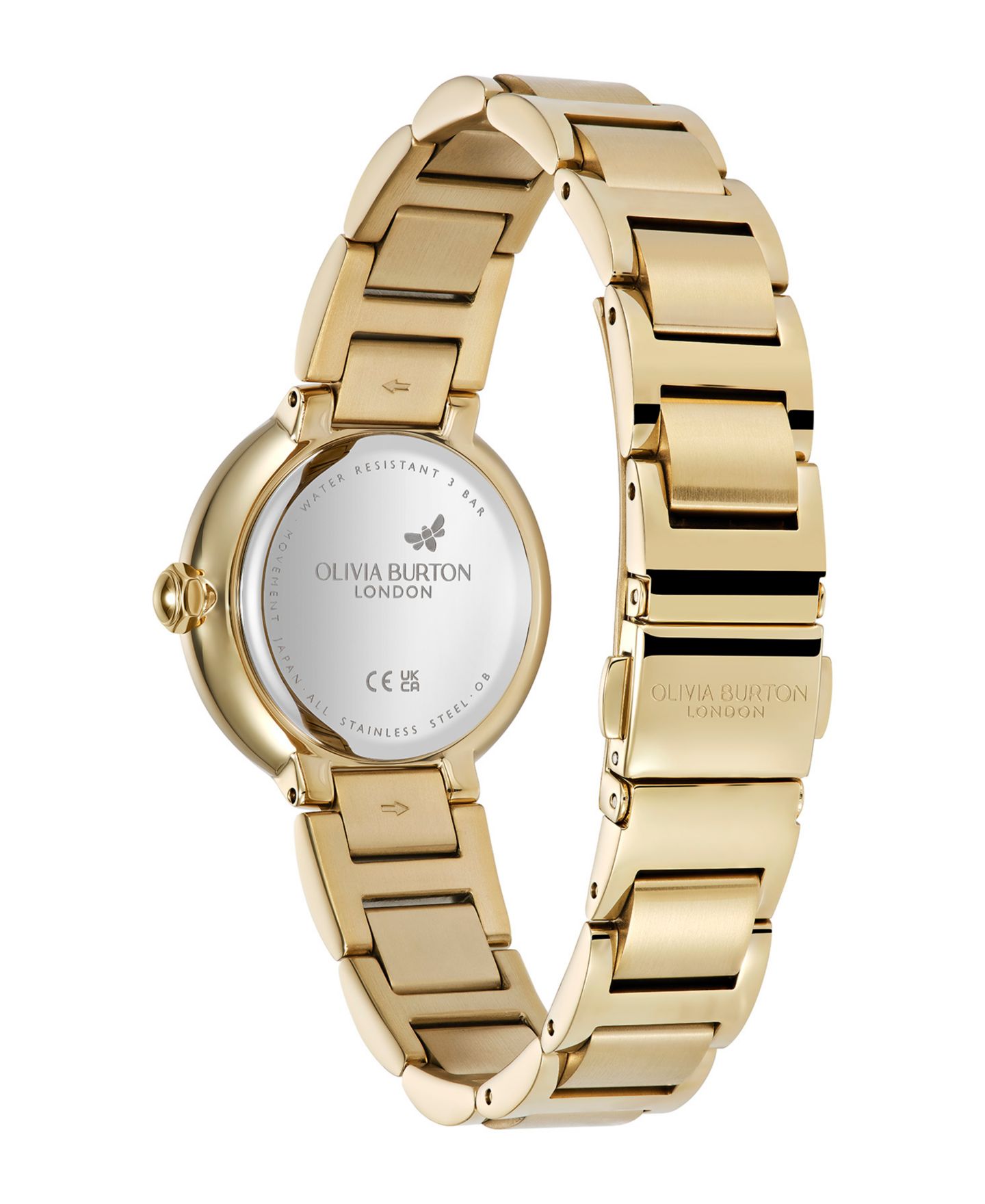 Часы Olivia Burton Pembroke с золотистым стальным браслетом, 30 мм — фото 4