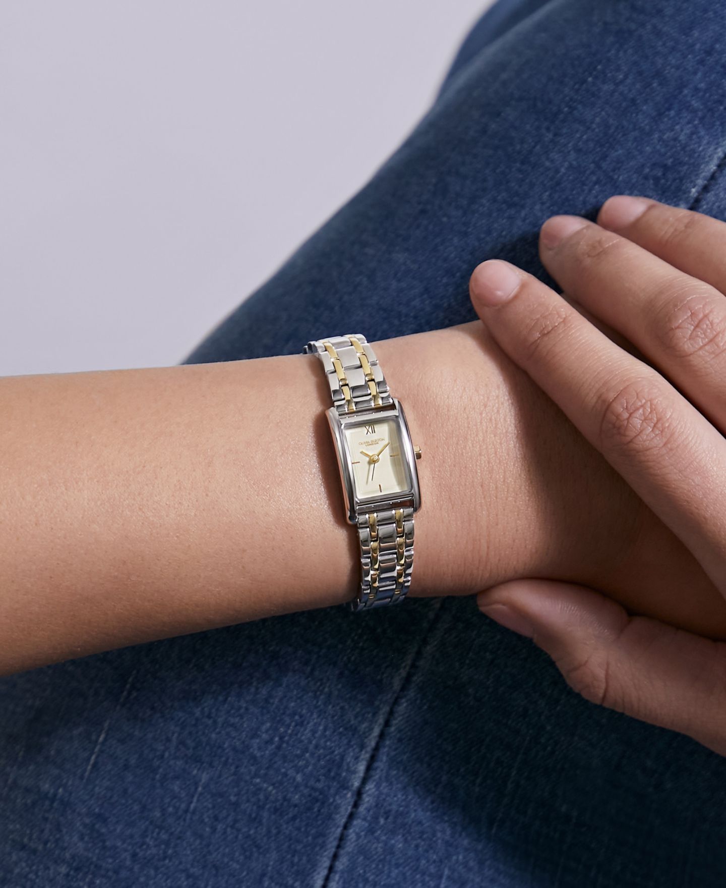 Женские часы Olivia Burton Mini Grove Two-Tone Stainless Steel Bracelet Watch 16mm — фото 5