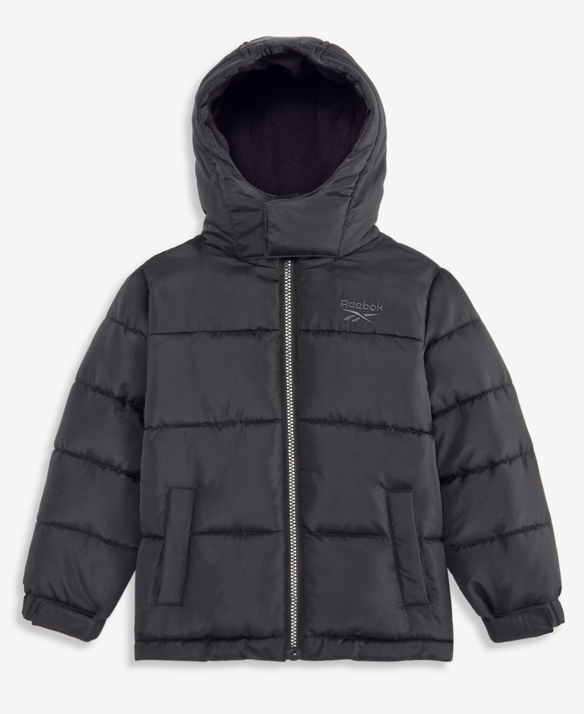 Reebok Toddler Boys' 2T-5T Hooded Fleece-Lined Puffer Jacket