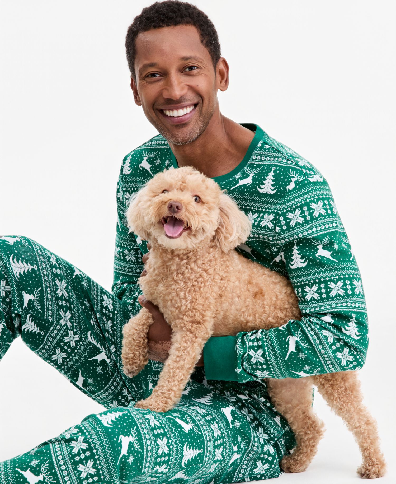 Men's Tree Geo Pajama Set