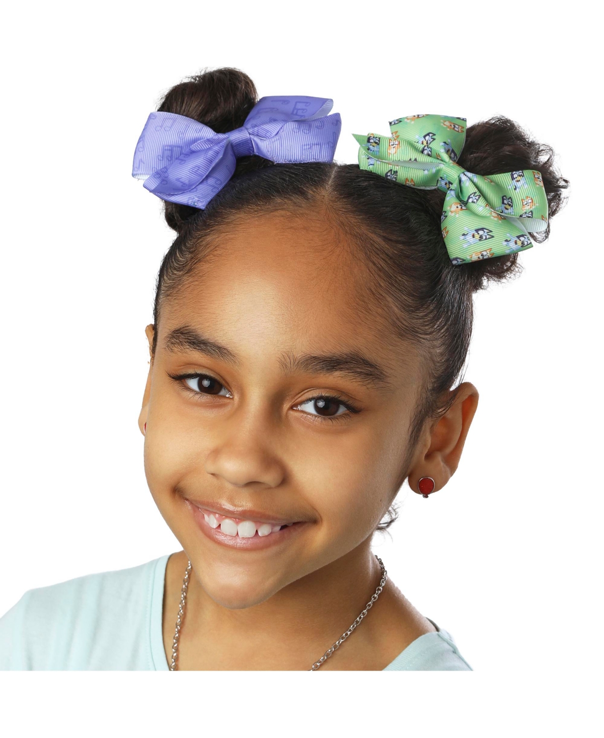 Bingo and Bluey Hair Bows 7-Piece Set Official License, Bluey Accessories