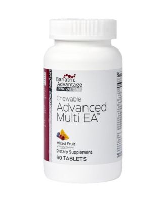 Chewable Advanced Multi EA High Potency Daily Multivitamin with Iron for Bariatric Surgery Patients 60 Count