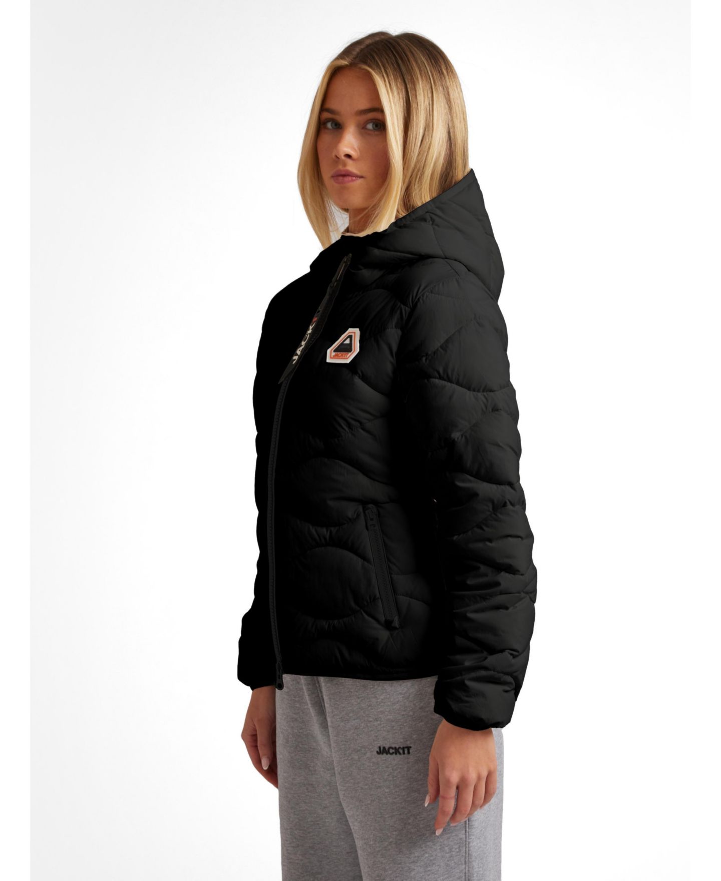 Женская куртка JACK1T Orb1T Hooded, цвет: Чёрный — фото 2