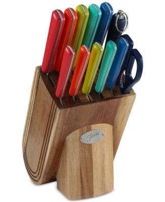 Fiesta 11-Piece Cutlery Block Set - Macy's