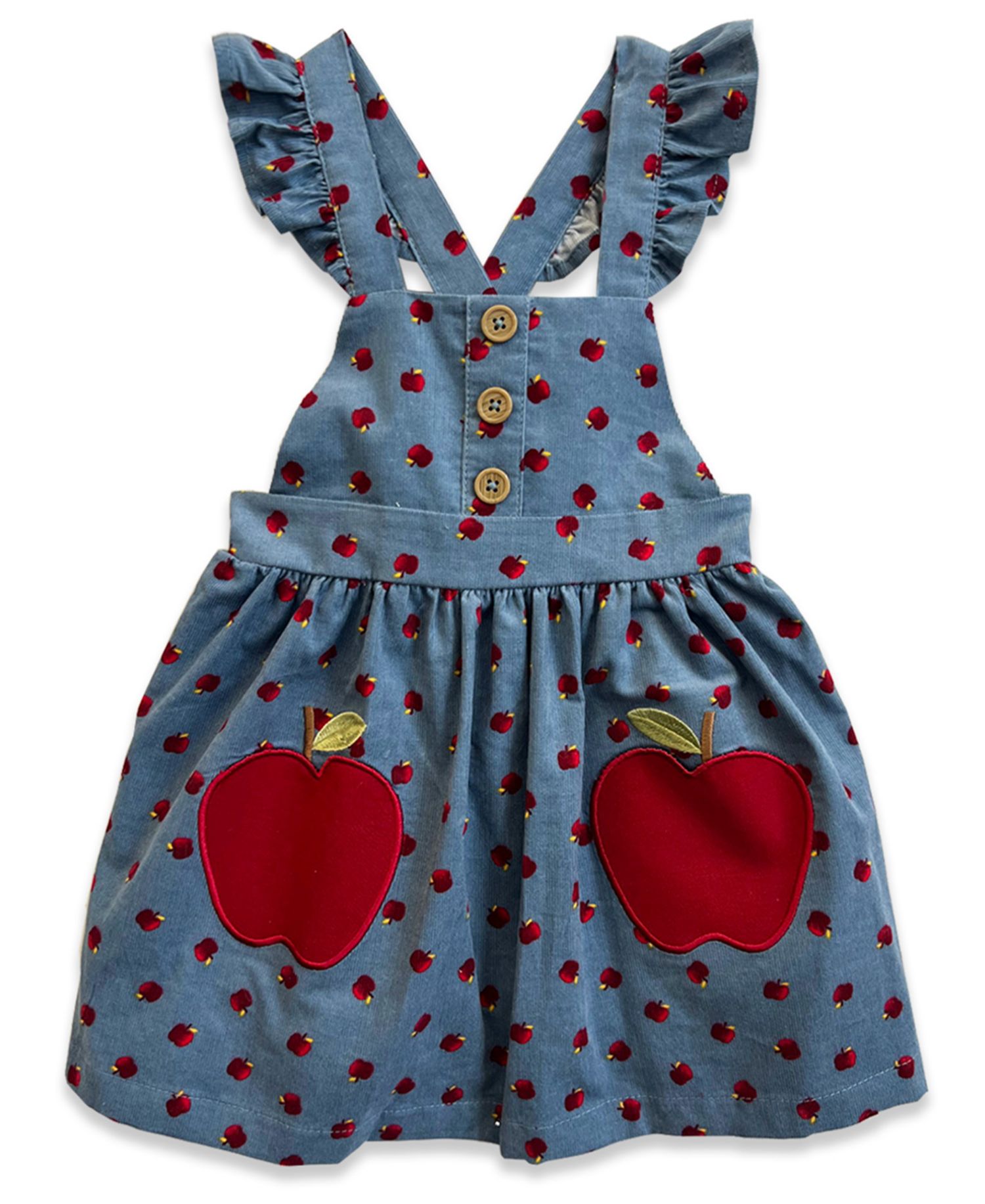 Baby Girls' Long-Sleeve Top, Jumper Dress and Headband, 3-Piece Set