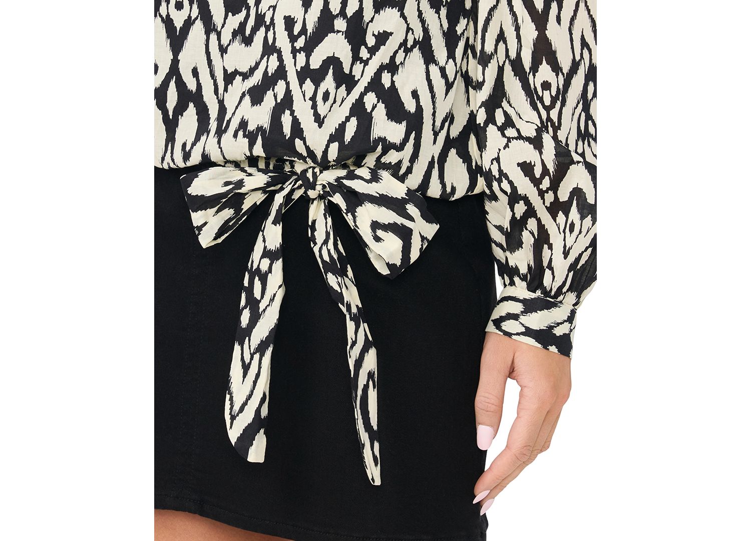 Women's Off-The-Shoulder Long-Sleeve Blouse