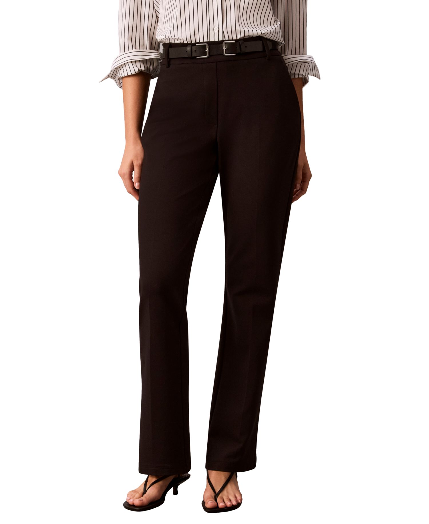 Petite Hi Twist Compression High-Rise Bootcut Pants