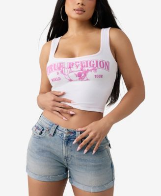 Women's Contrast Rib Tank Top