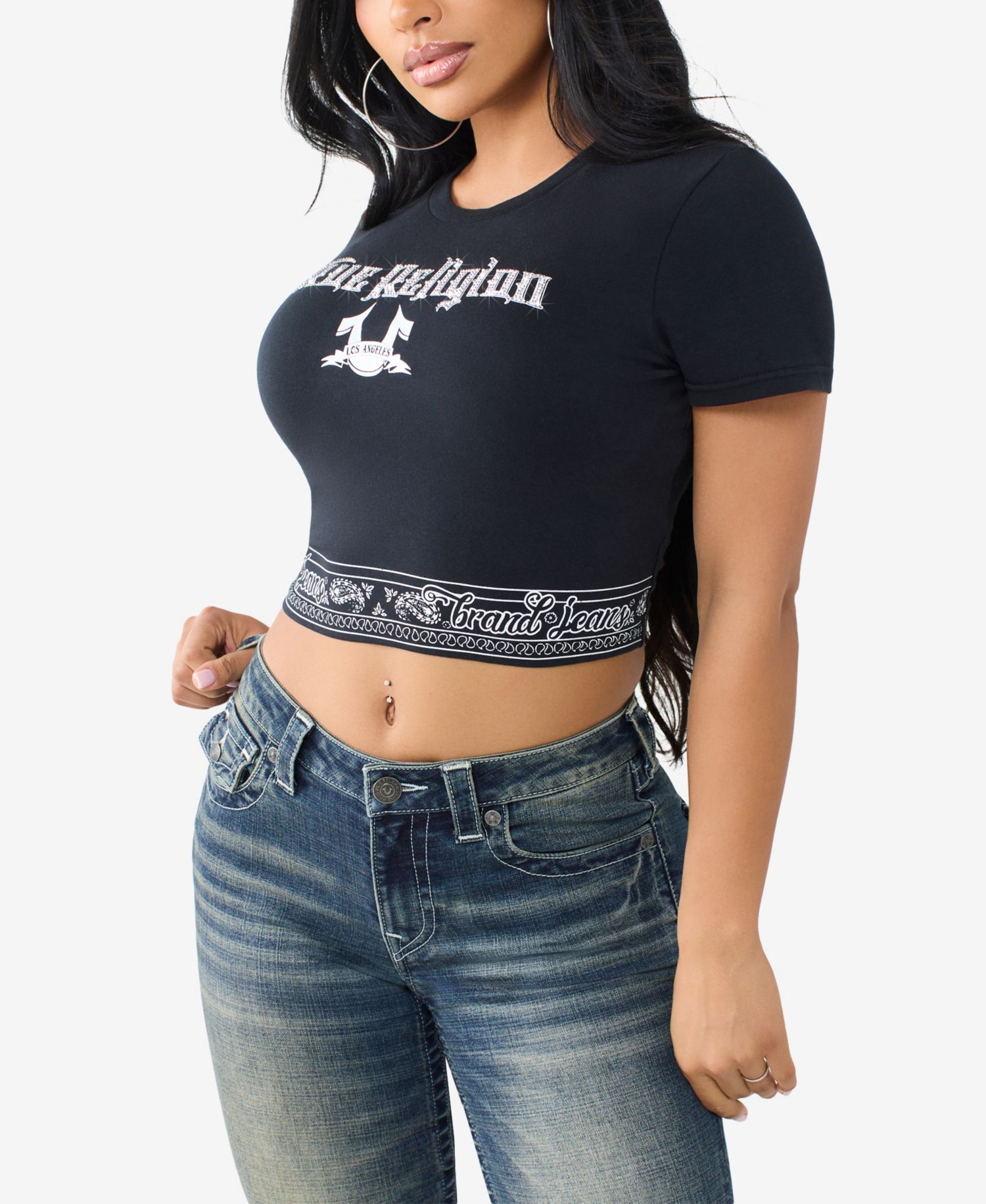 Women's Crystal Bandeau T-Shirt