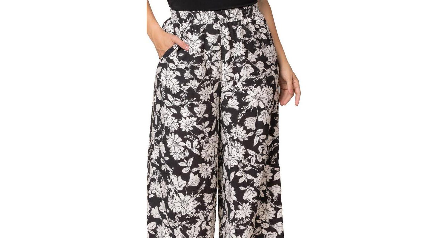 Plus Size Eva Wide Leg Palazzo Pants