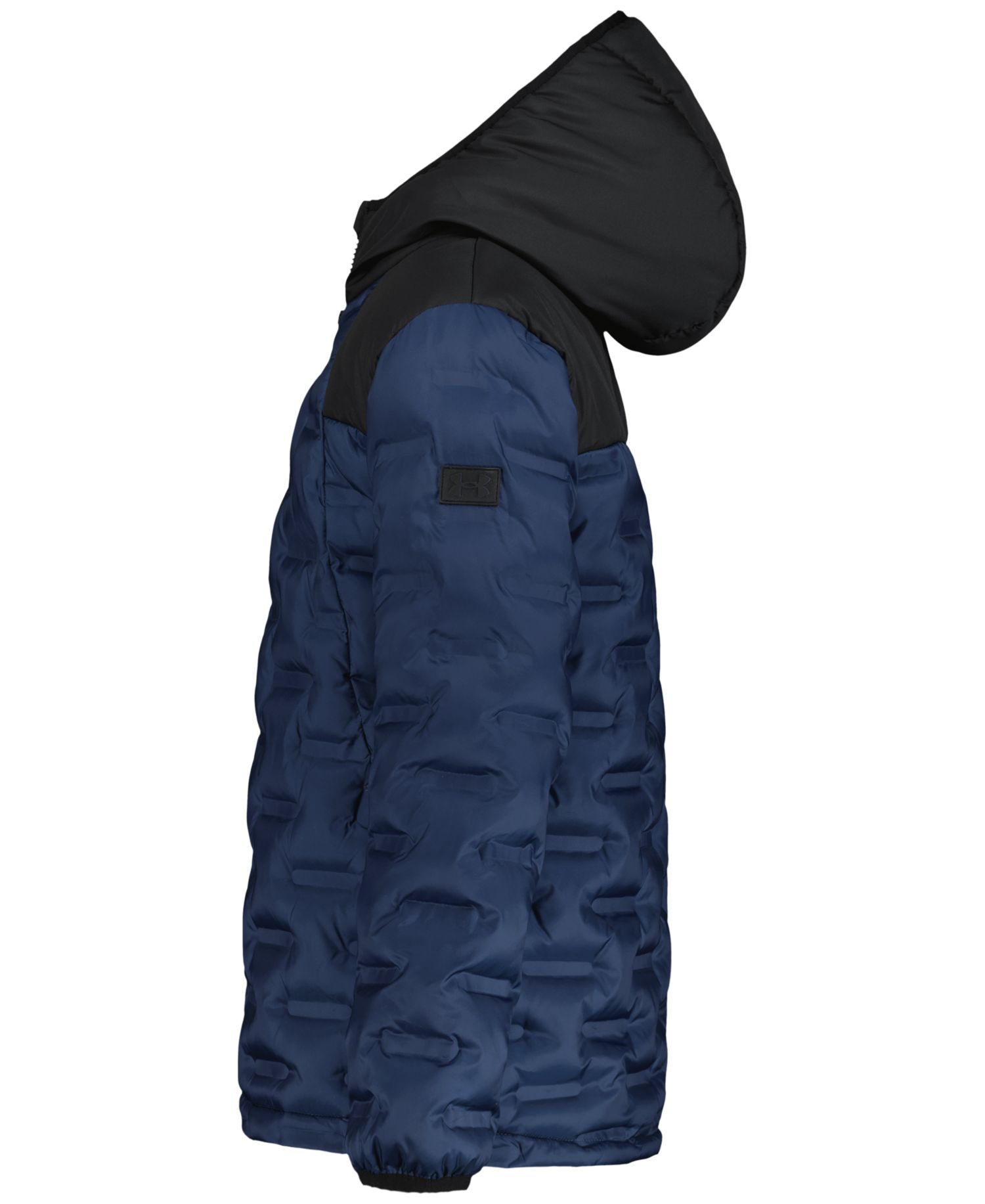 Boys' 8-20 Solid Blue Full-Zip Puffer Hooded Jacket