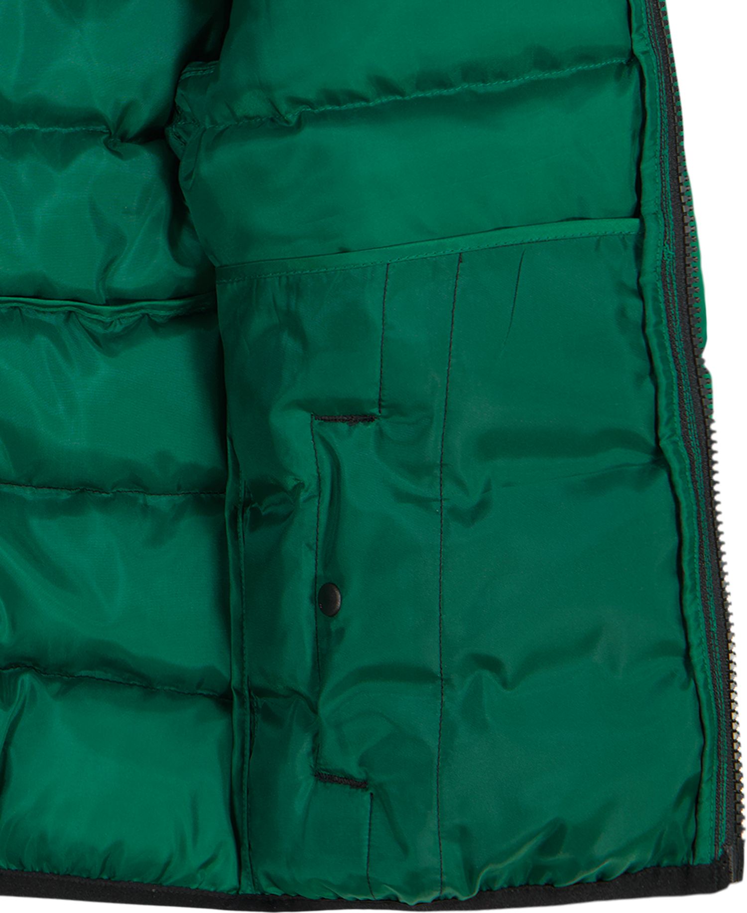 Boys' 8-20 Logo Full-Zip Puffer Hooded Jacket
