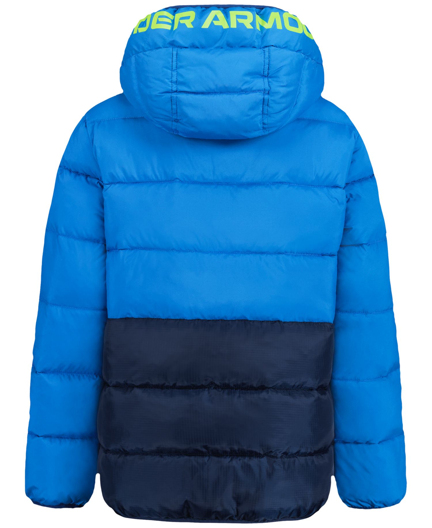 Boys' 8-20 Solid Logo Full-Zip Puffer Hooded Jacket