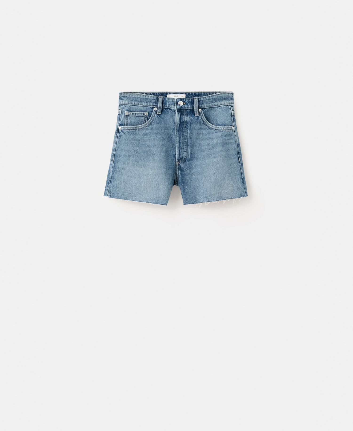 Women's Frayed Hem Denim Shorts