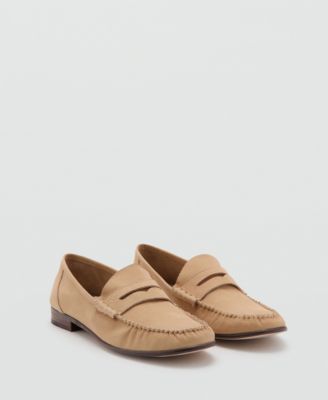 Women's Nubuck Leather Mask Moccasins