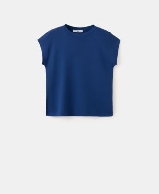 Women's Short-Sleeve Cotton Sweater