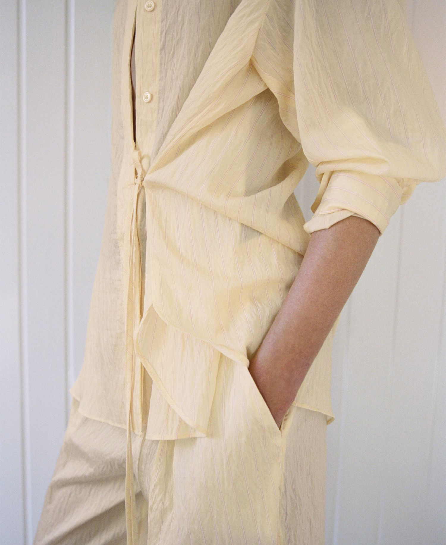 Women's Striped Lyocell Shirt