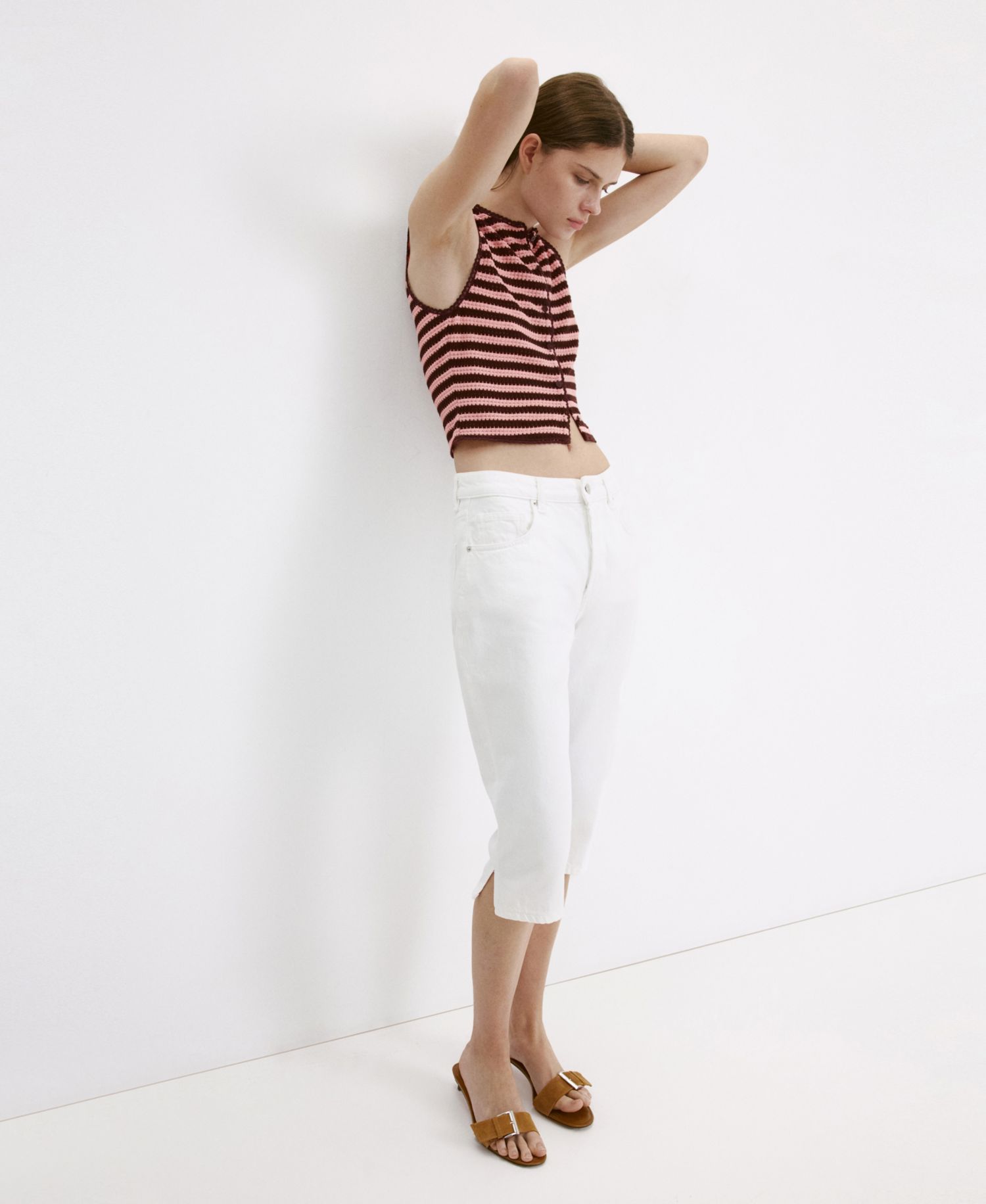 Women's Striped Knit Top