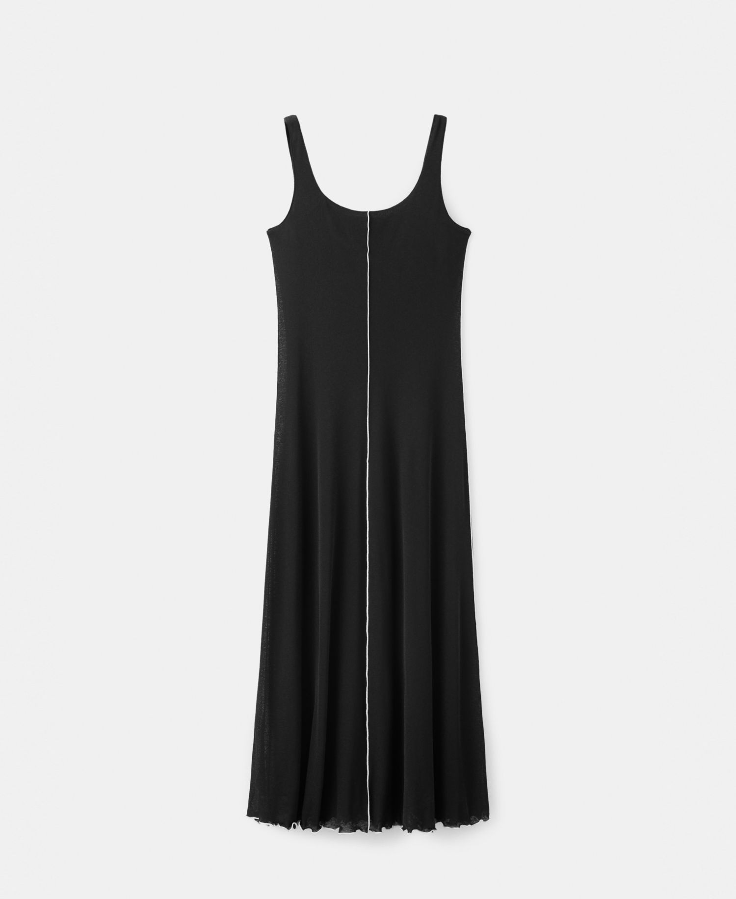Women's Contrasting Stitching Detail Knit Dress