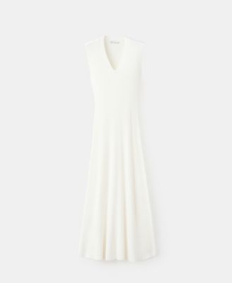 Women's V-Neck Knitted Dress