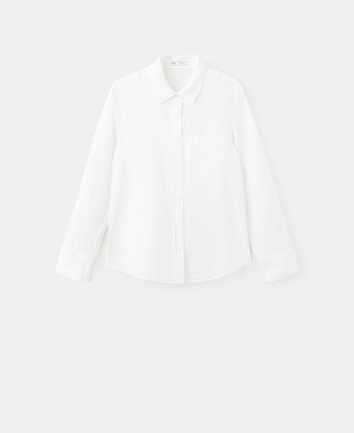 Mango Women's Pocket Linen Shirt