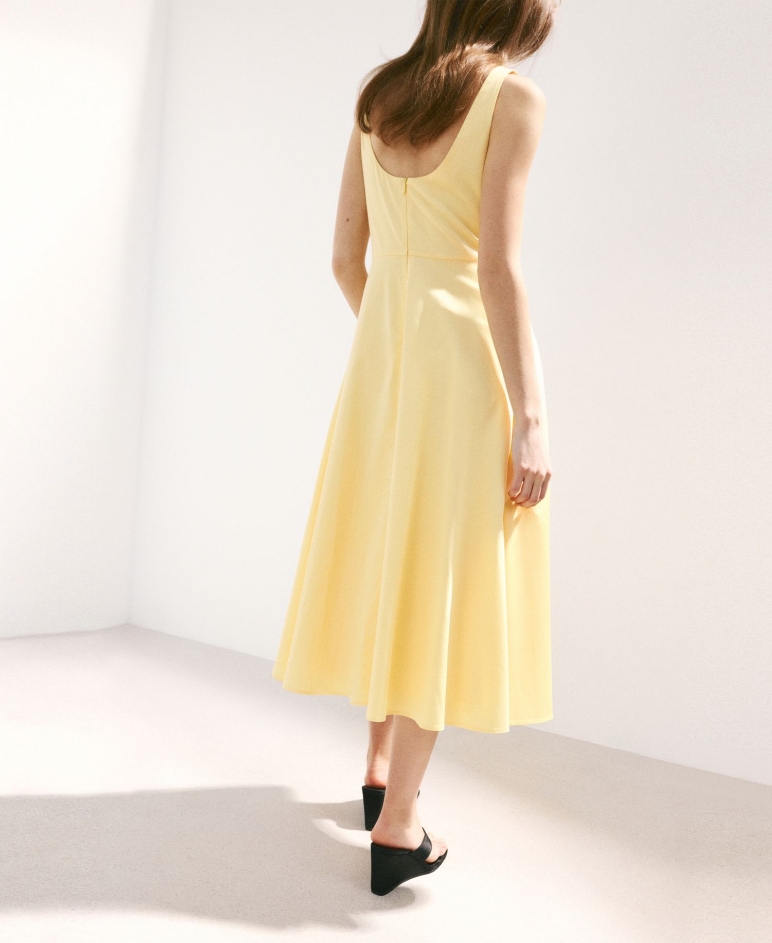 Women's Boat-Neck Ruched Dress
