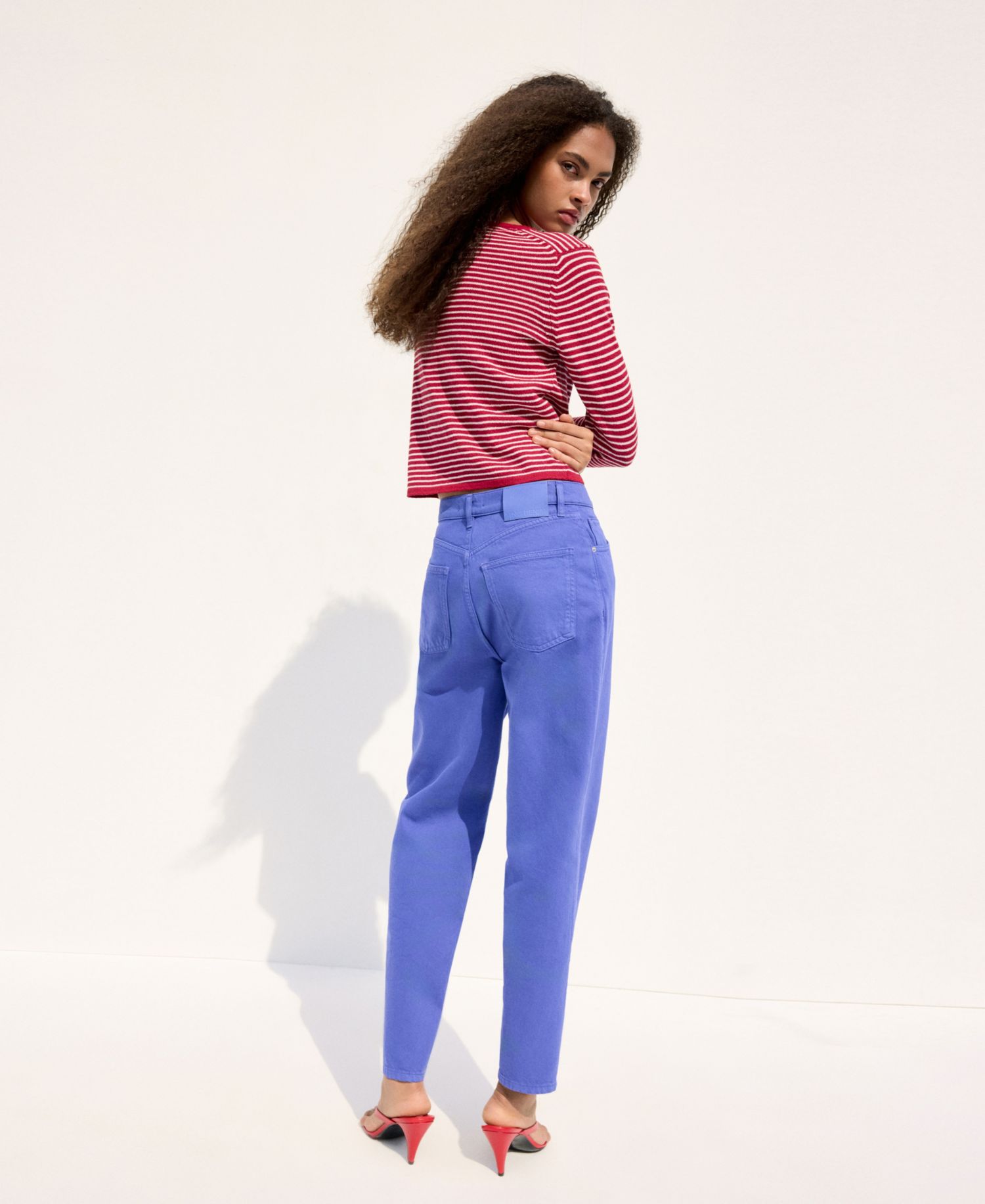 Women's Knit Striped Sweater