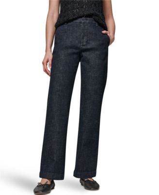 Women's Luxe Denim Mid Rise Modern Trousers