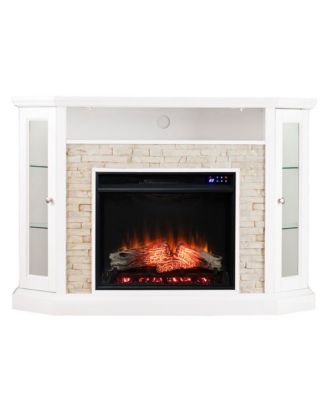 Redden Corner Electric Fireplace With Touch Screen