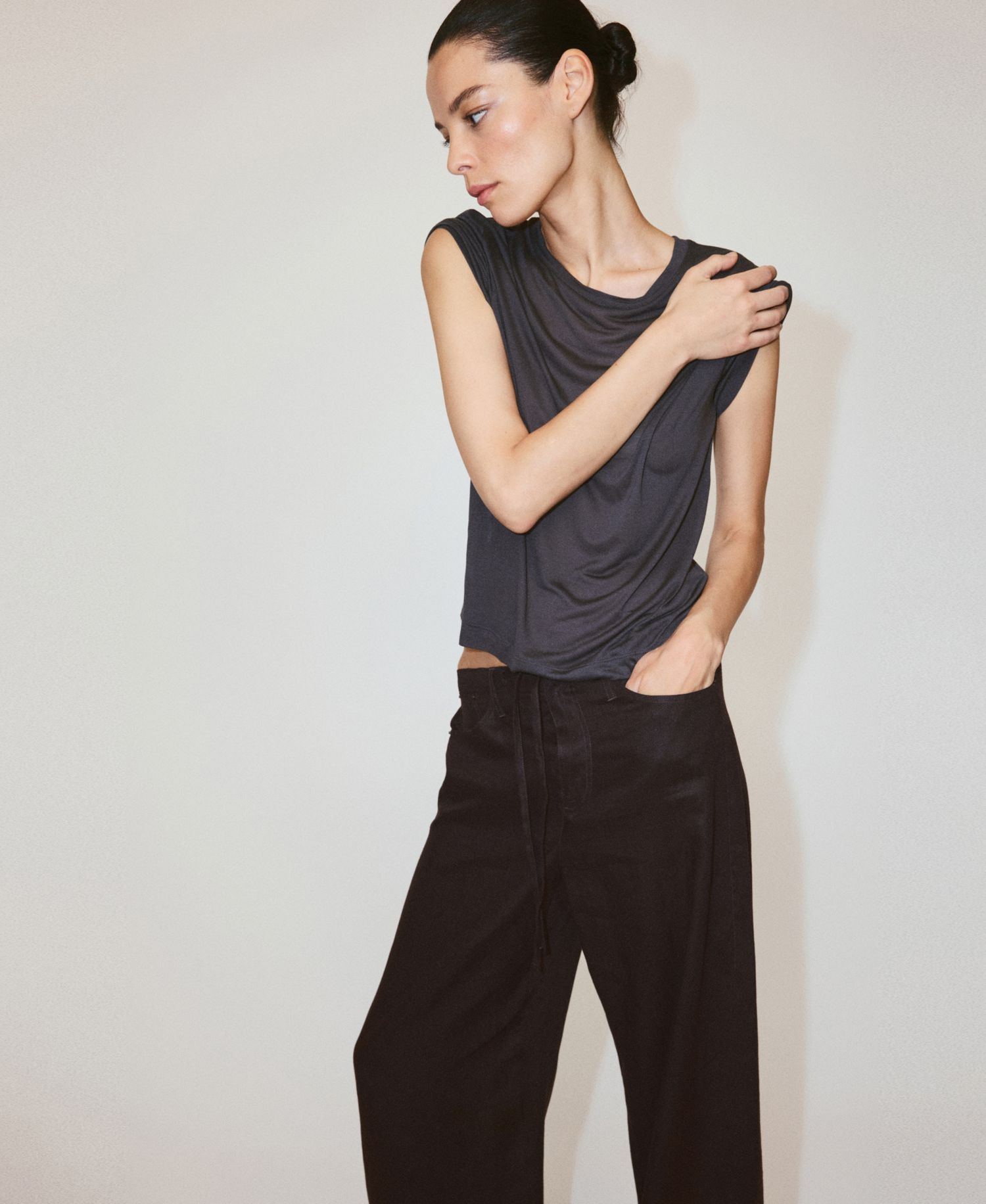 Women's Bow Linen Pants