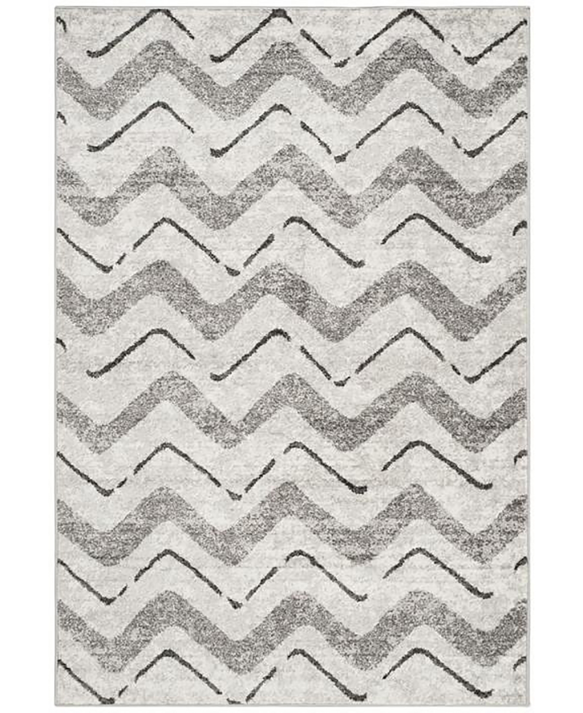 Safavieh Adirondack 121 Silver and Charcoal 9' x 12' Area Rug