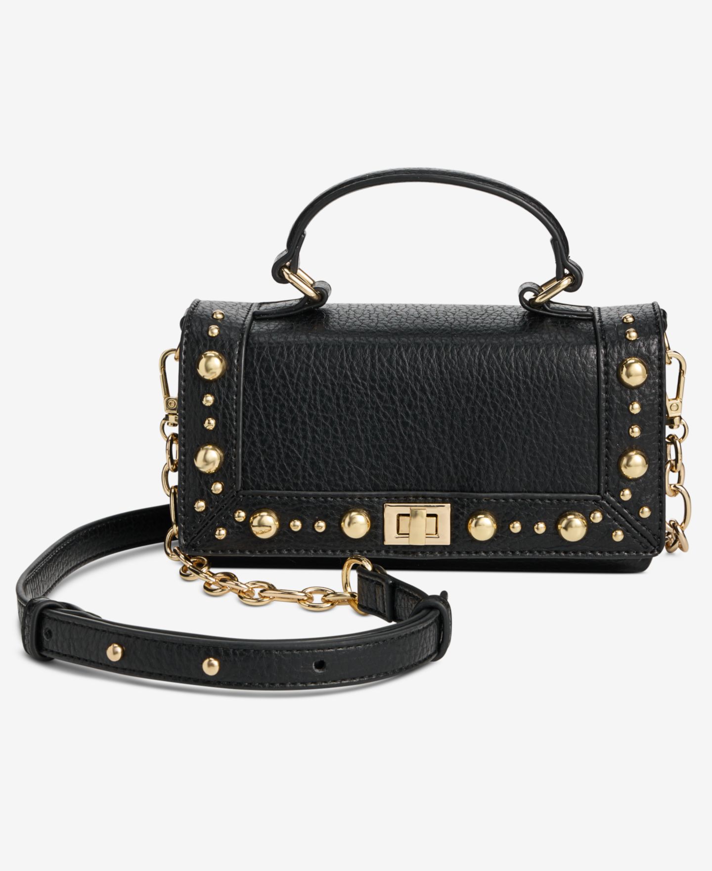 Женская сумка I.N.C. International Concepts Tollann Boho Studded Crossbody, цвет: Чёрный — фото 1