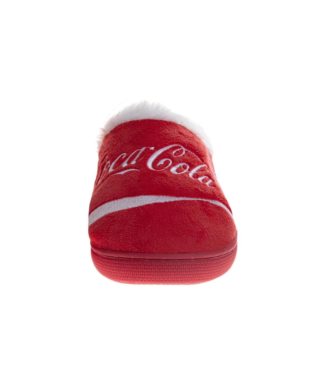 Coca-Cola Women's Classic Logo Casual Slippers for Soft Cozy Stylish Indoor Comfort Footwear