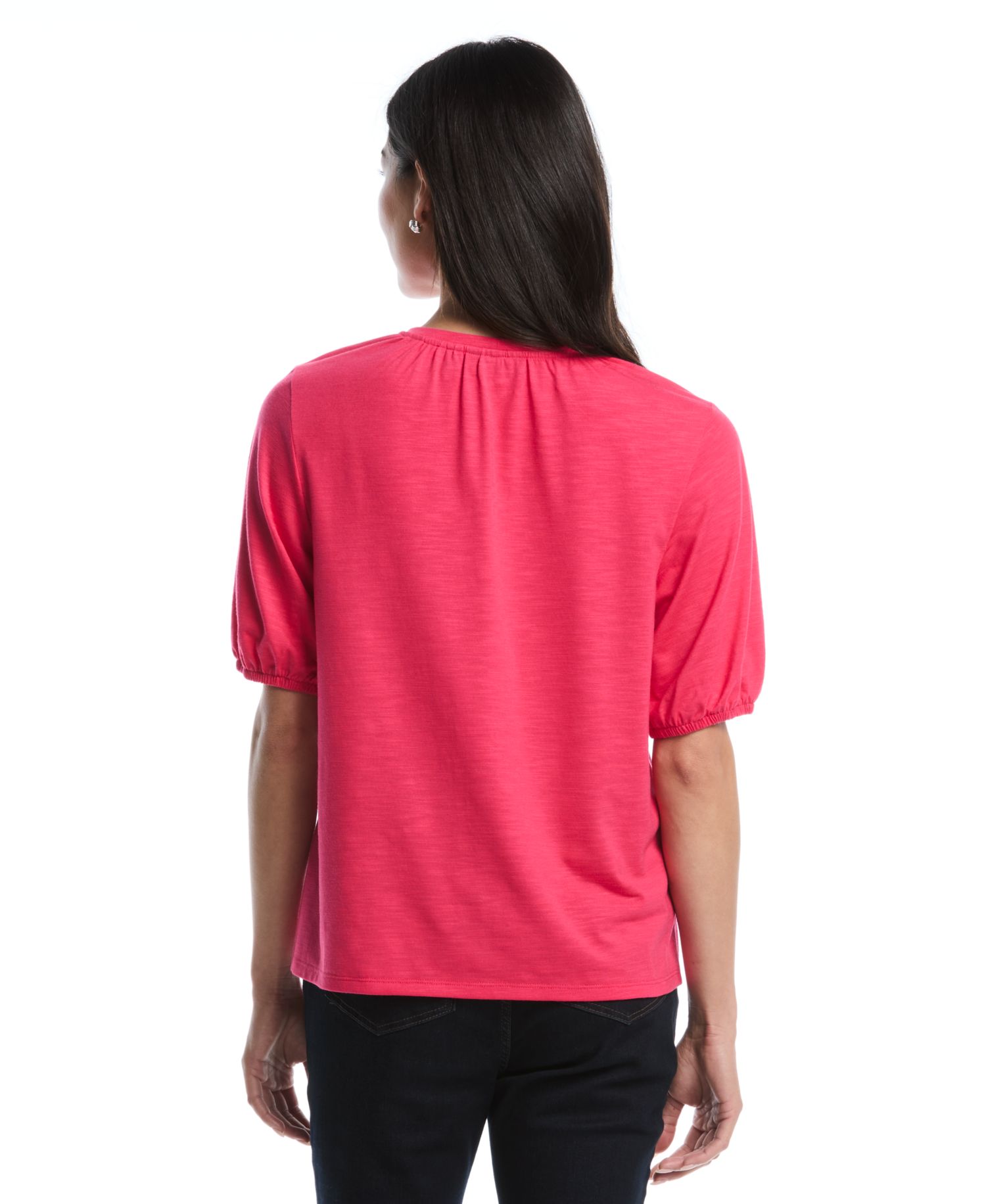 Petite Puff-Sleeve Top