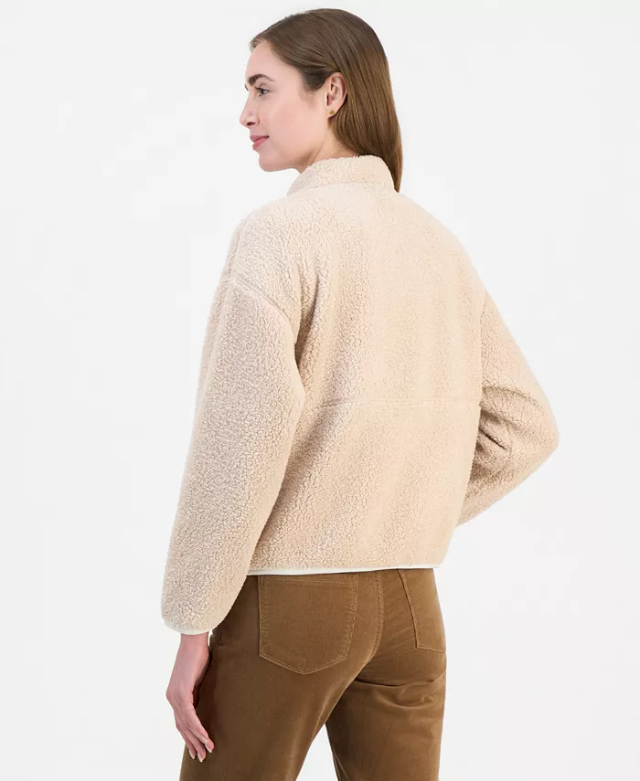 Women's Full-Zip Sherpa Fleece Jacket - thumbnail 6
