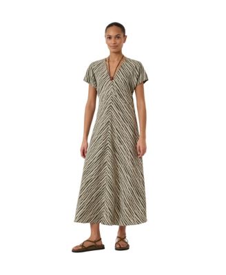 Women's Grace Air Flow V-Neck Midi Dress