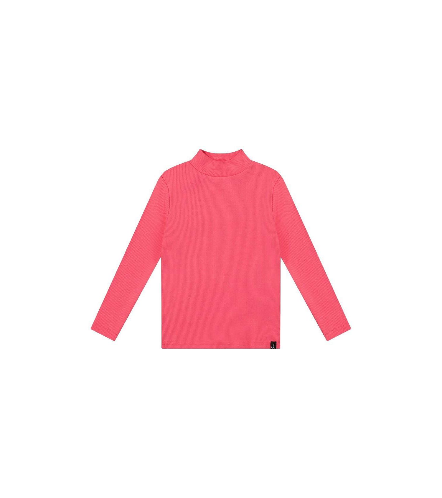 Big Girls 6-14 Brushed Rib Mock Neck Top