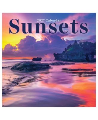 2027 Sunsets Wall Calendar