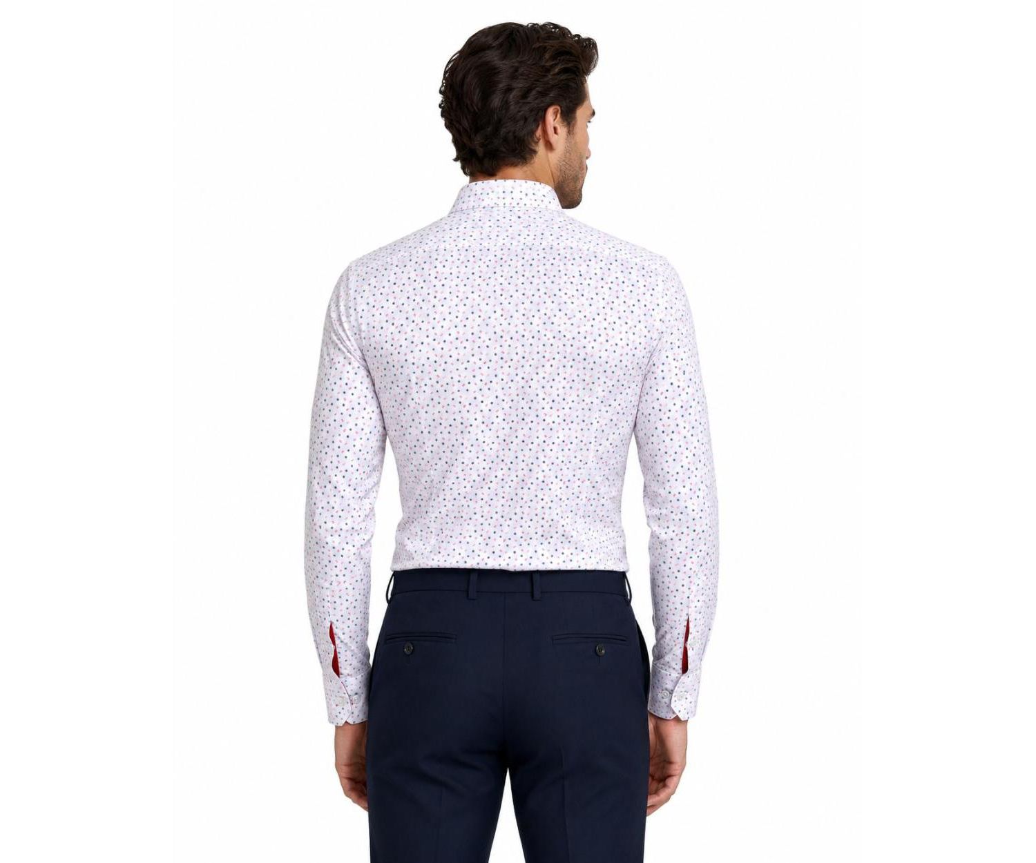Men's Slim Fit Classic Button-Down Shirt with Sleek Design