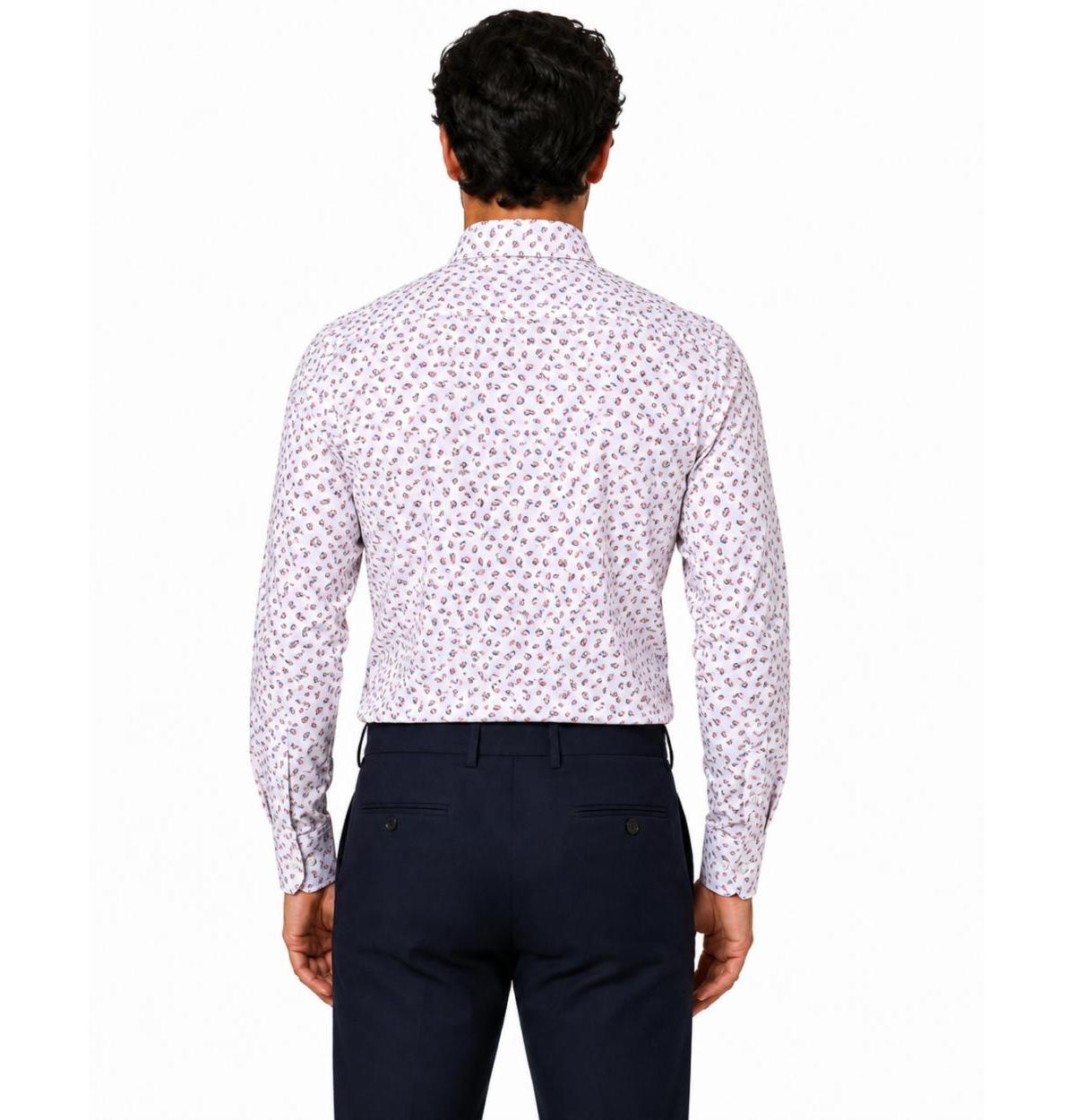 Elie Balleh Men's Slim Fit Classic Button-Down Shirt with Sleek Design