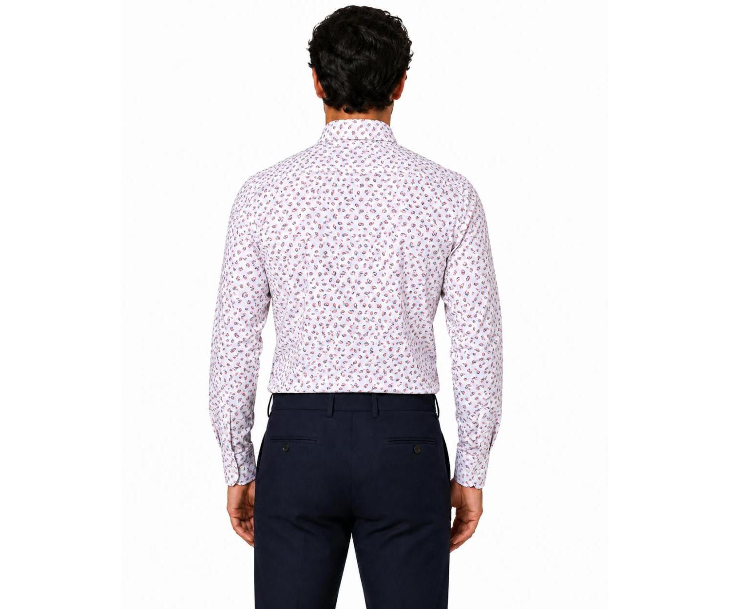 Men's Slim Fit Classic Button-Down Shirt with Sleek Design